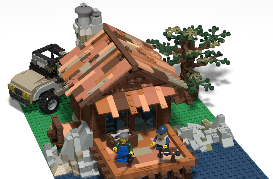 LEGO IDEAS - The Lake Cabane