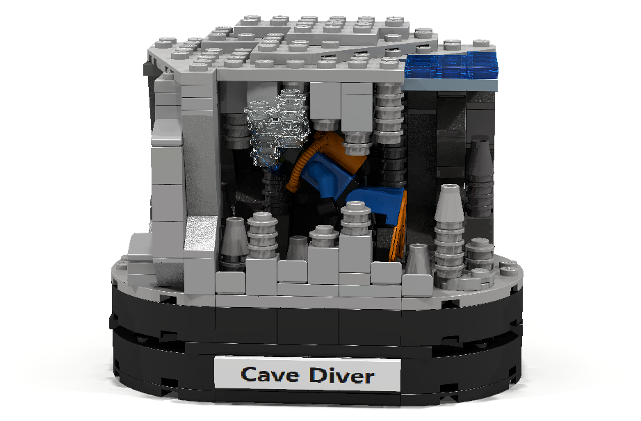 Lego cave cheap