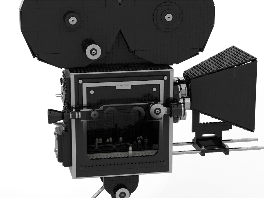 3D Old Film Camera 3D model rigged