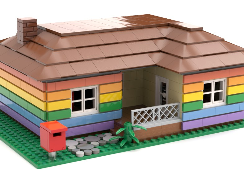 Easy lego house online ideas