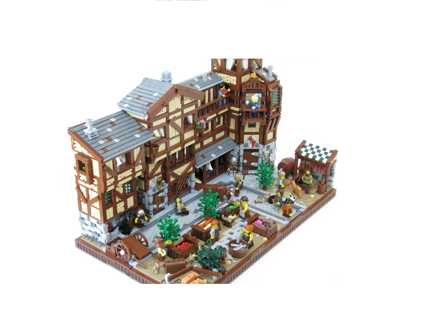 LEGO Ideas: Medieval Market Raggiunge 10.000 Sostenitori - Mattonito