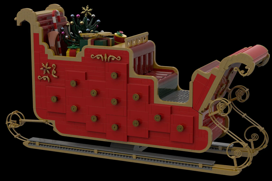 LEGO IDEAS Santa Sleigh Christmas Advent Calendar