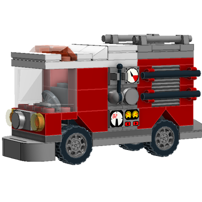 lego mini fire truck