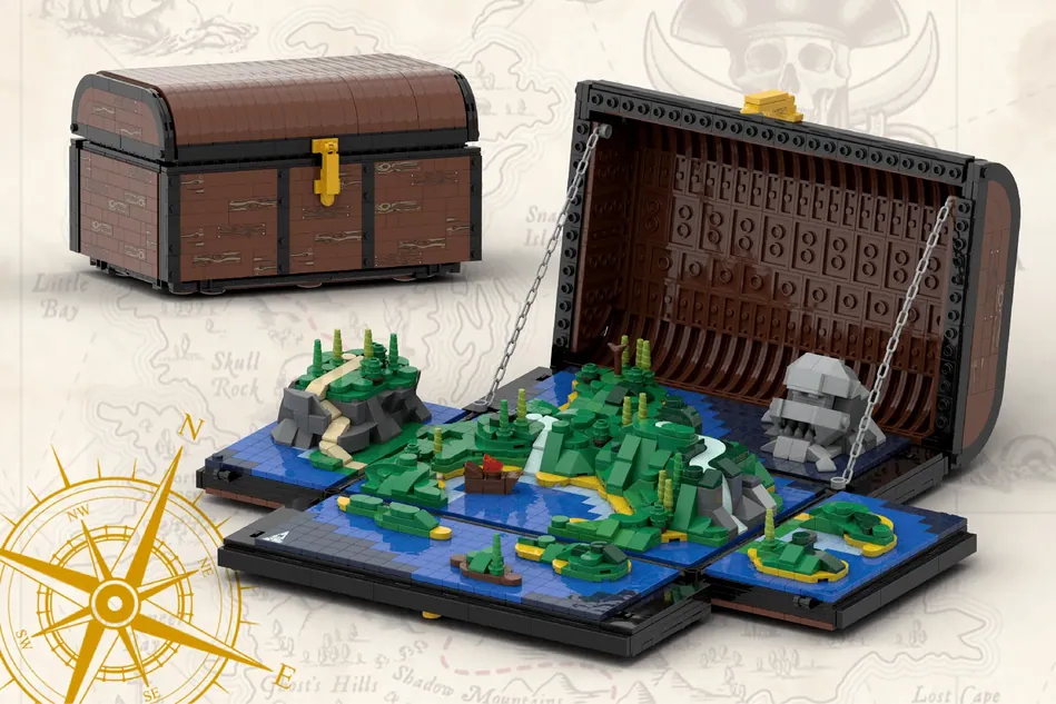 Lego pirate chest sale