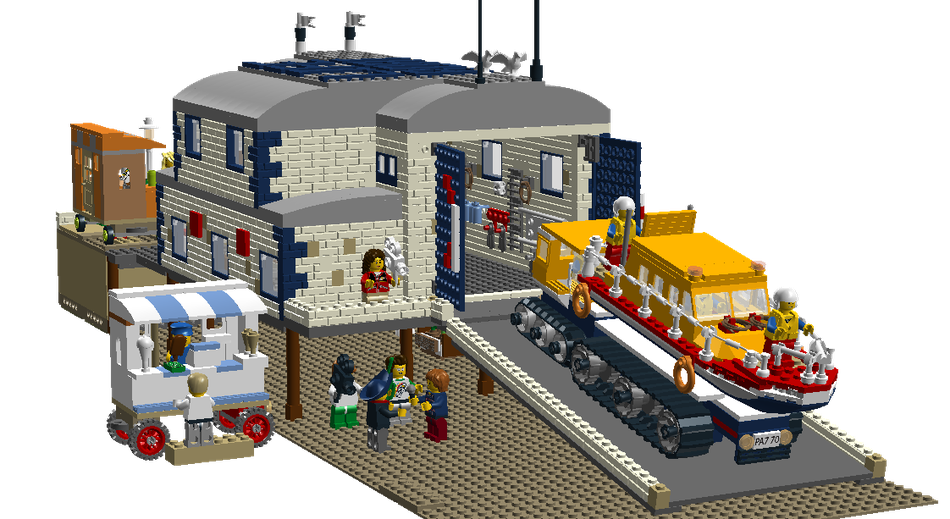 Lego lifeboat station on sale