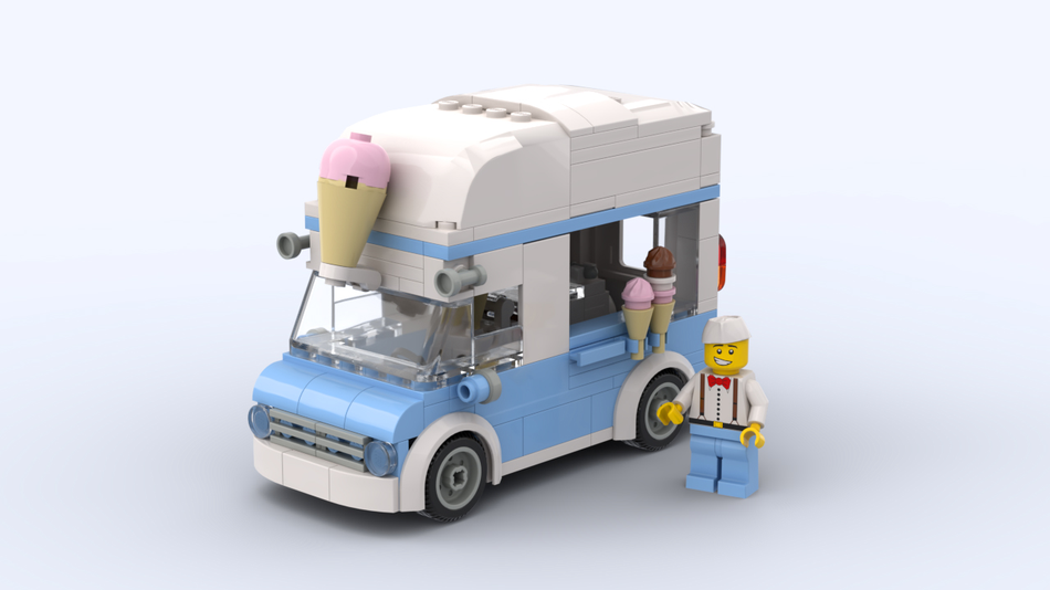 Lego ice best sale cream car