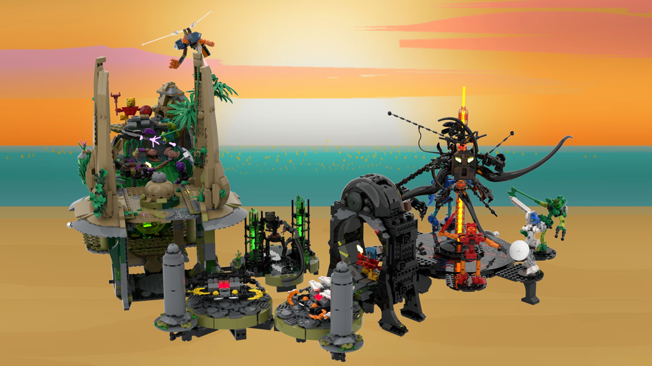 Lego bionicle history hot sale