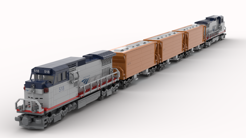 lego amtrak train set
