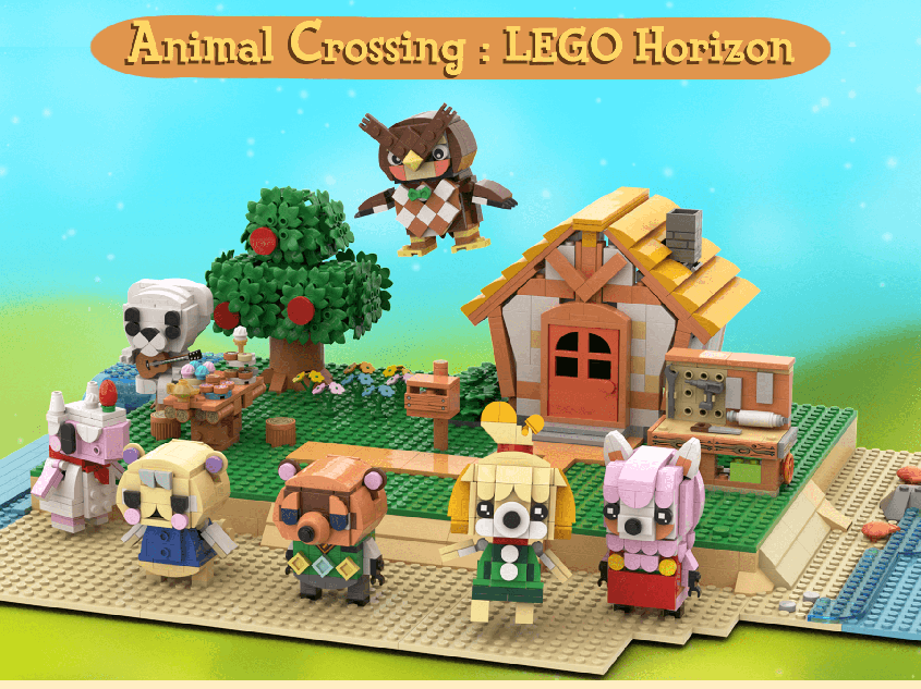 Cute best sale lego animals