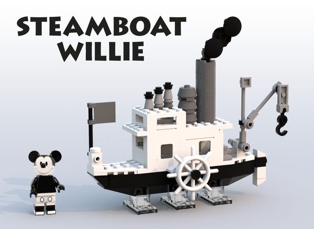 steam boat willy lego