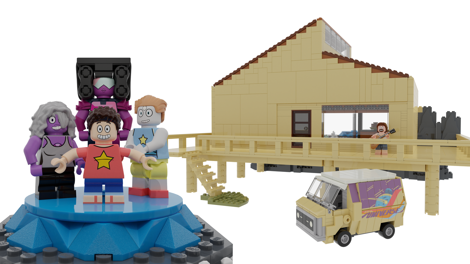 IDEAS MOC Steven Universe Beach House LEGO Licensed