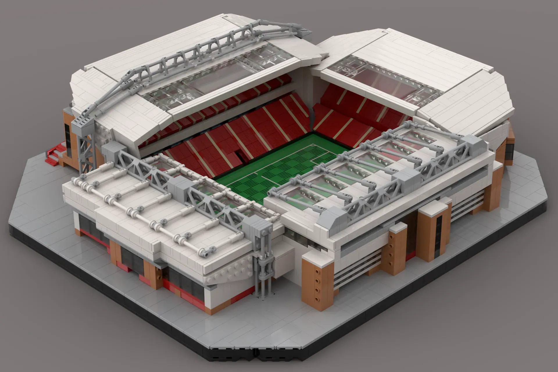 Anfield Stadium Lego Liverpool Lego Architecture LEGO MOC Anfield