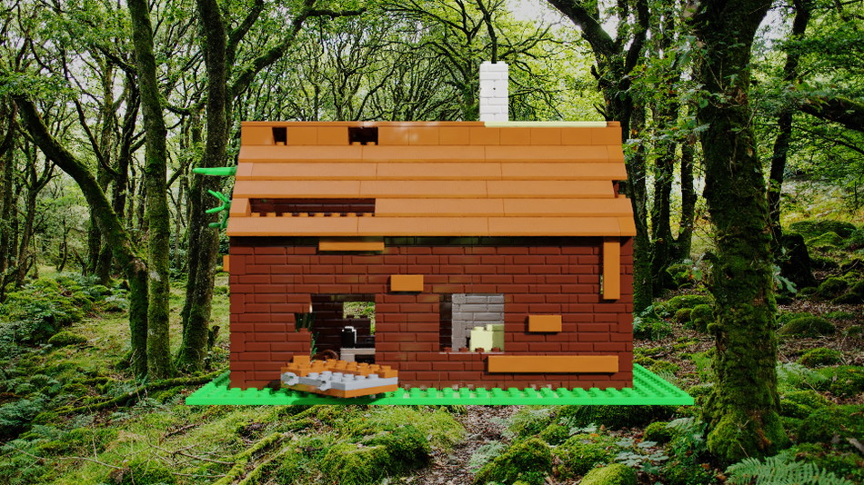 Lego discount abandoned house