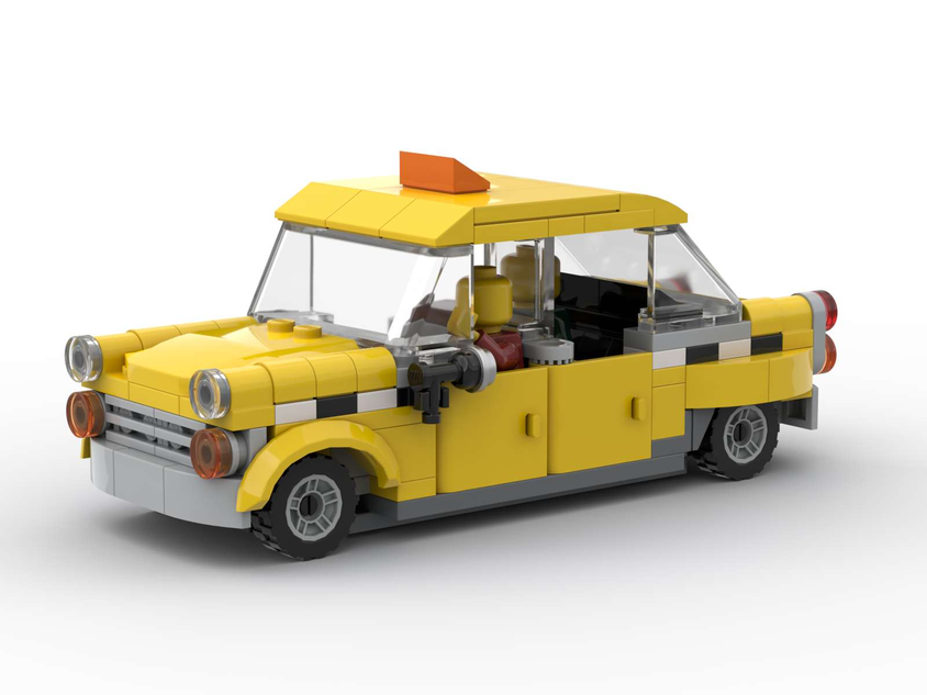 Yellow taxi online lego