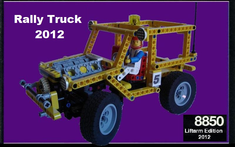 Lego technic purple discount truck