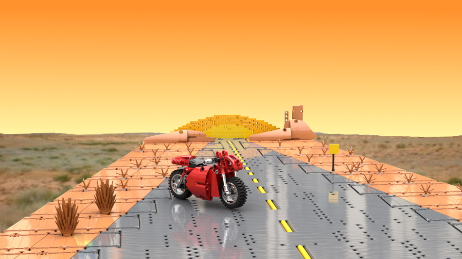 LEGO IDEAS - The Bikers Route