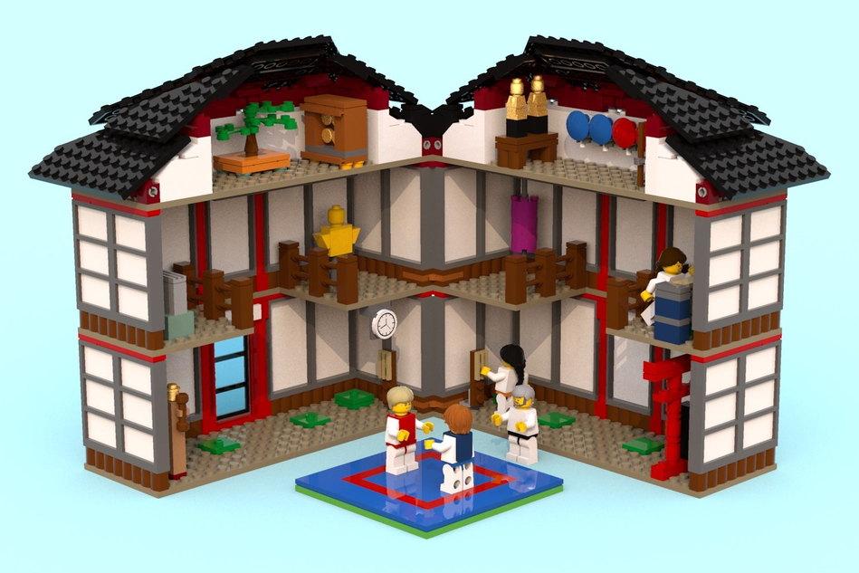 LEGO IDEAS We love sports The Grand Karate Dojo