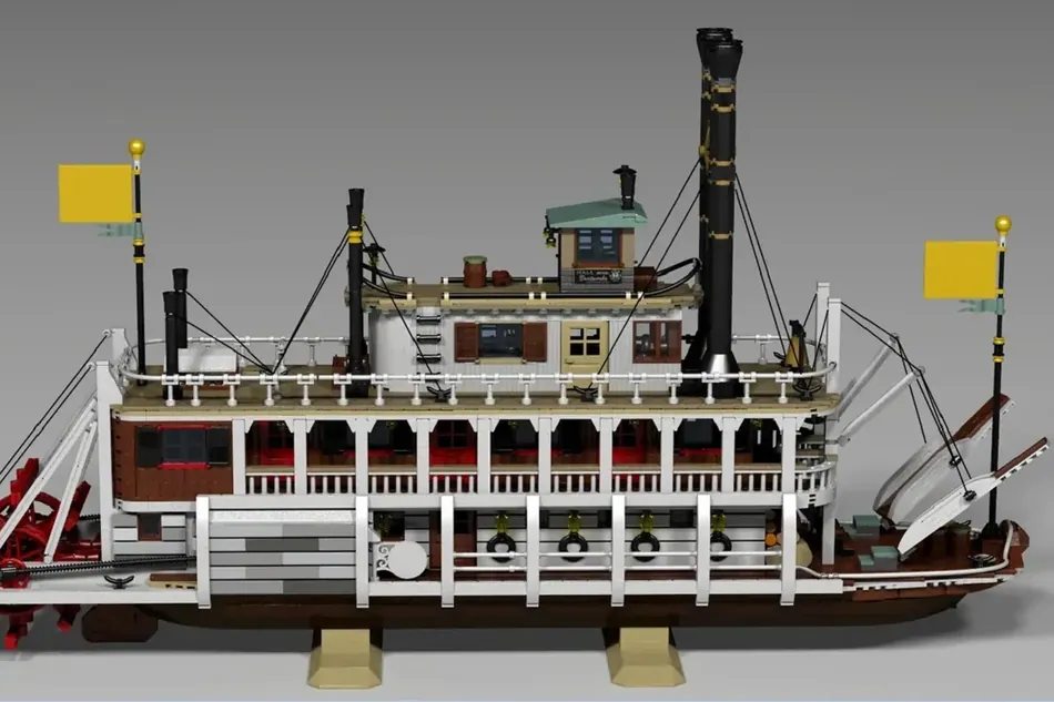 Lego 2024 paddle steamer