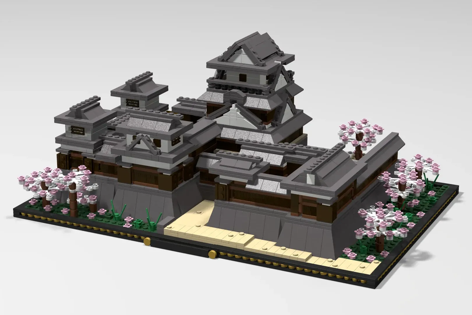 LEGO Japanese Architecture, Japanese castle. Built of LEGO …