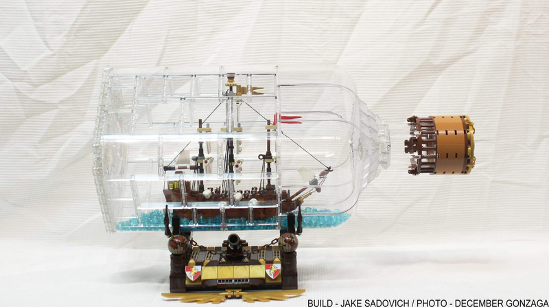 lego store ship in a bottle