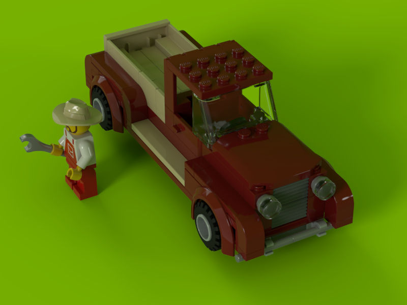 Old discount lego truck