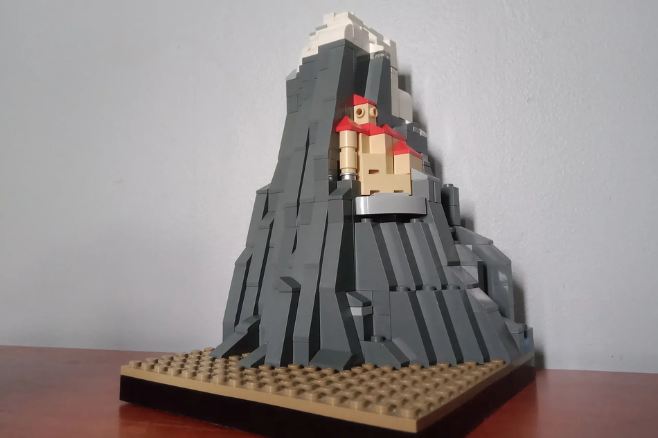 LEGO IDEAS Micro Castle On The Rocks