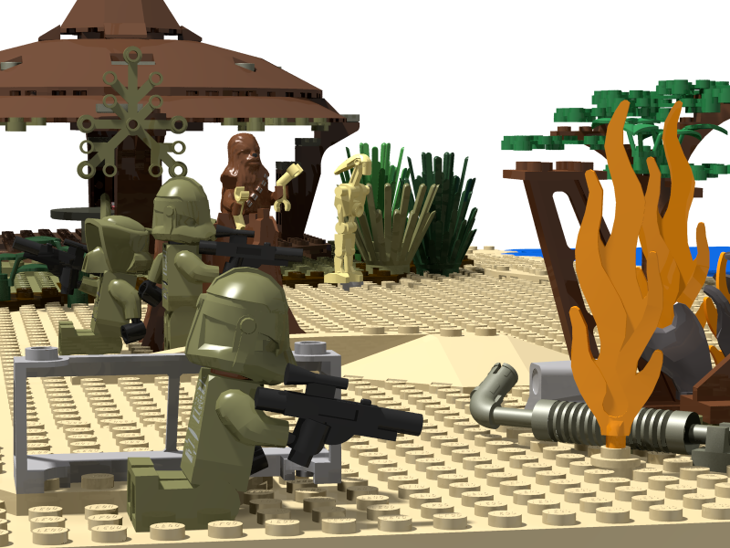 Lego kashyyyk battle clearance droid