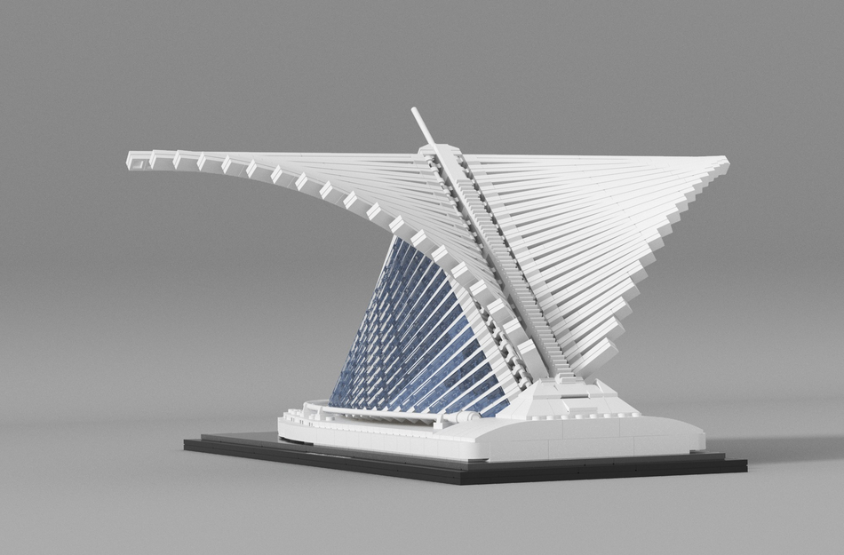 milwaukee art museum lego