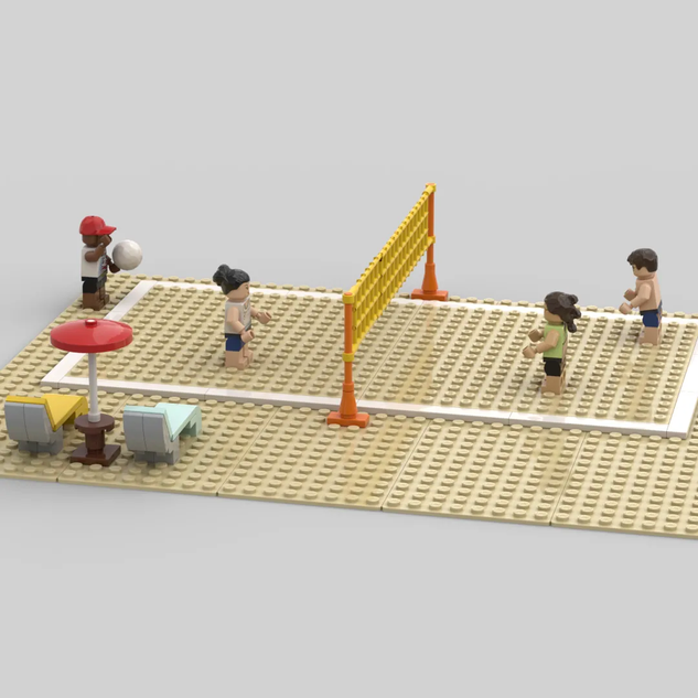 Lego volleyball sale