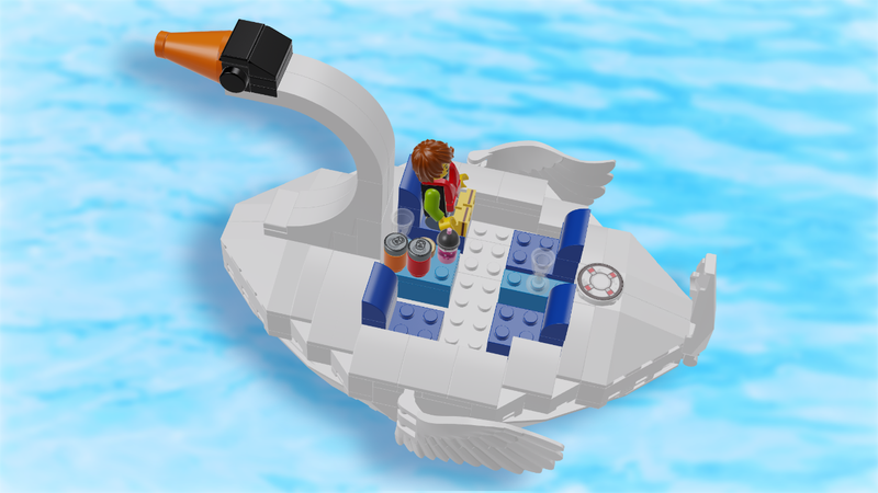 floating lego bricks for pool