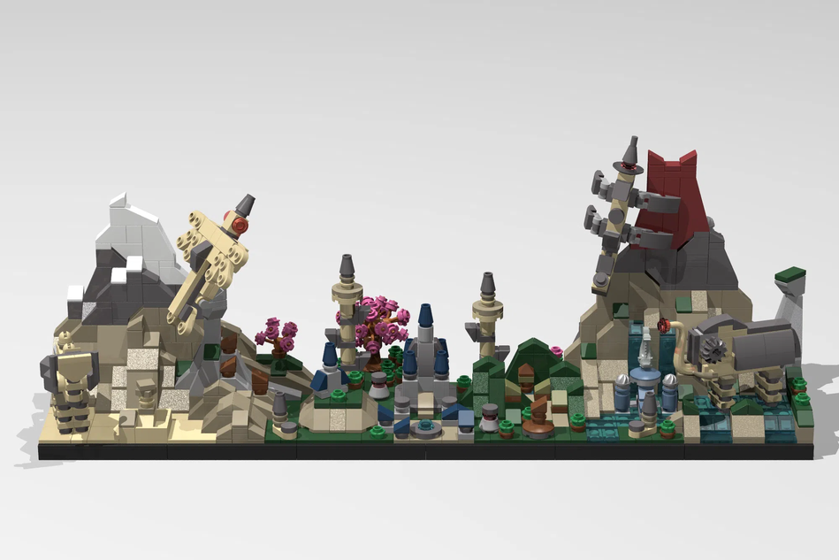 LEGO IDEAS - The Legend of Zelda Breath of the Wild Skyline