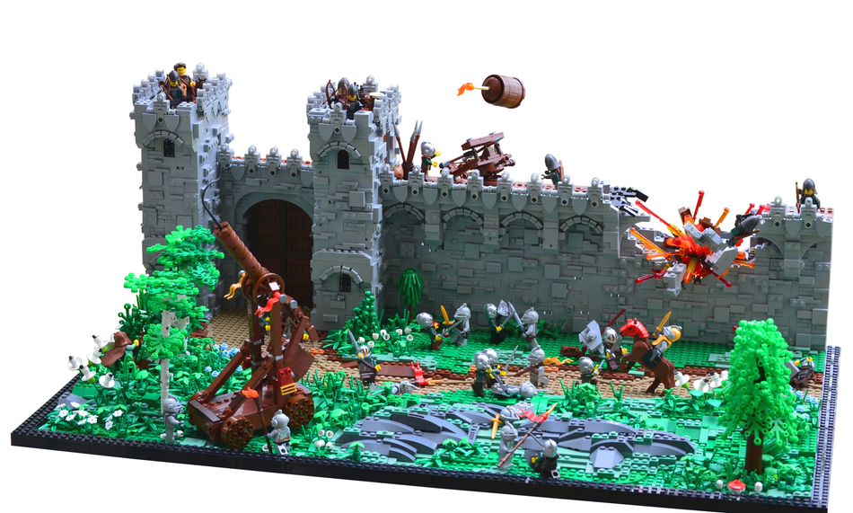 Lego castle battle game sale