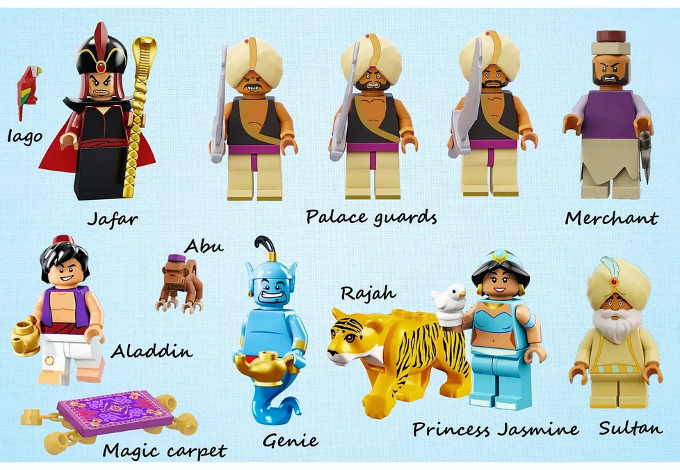 Lego minifigures sale aladdin