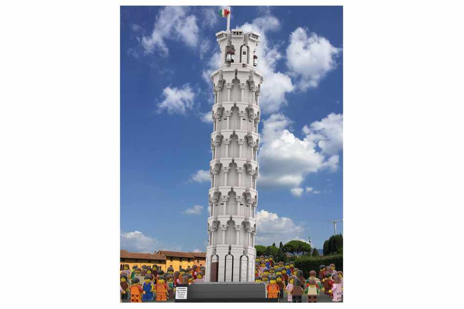 lego pisa tower