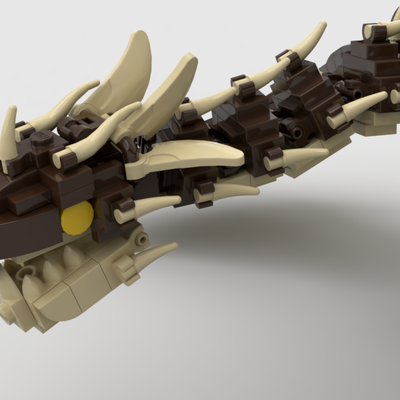 lego hungarian horntail moc