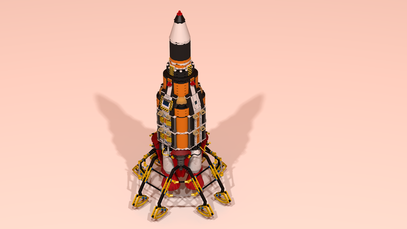 lego mars rocket