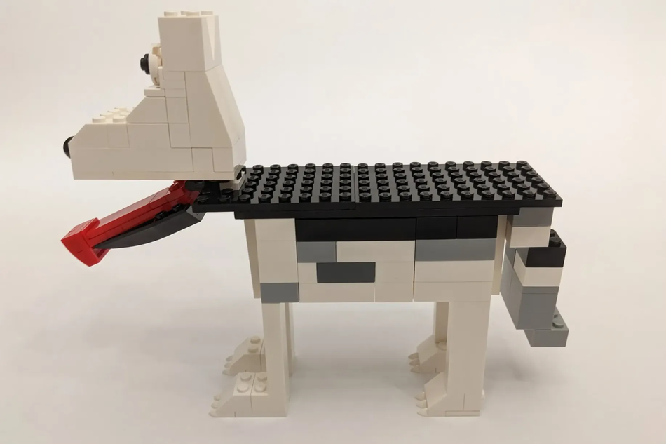 Lego husky clearance dog