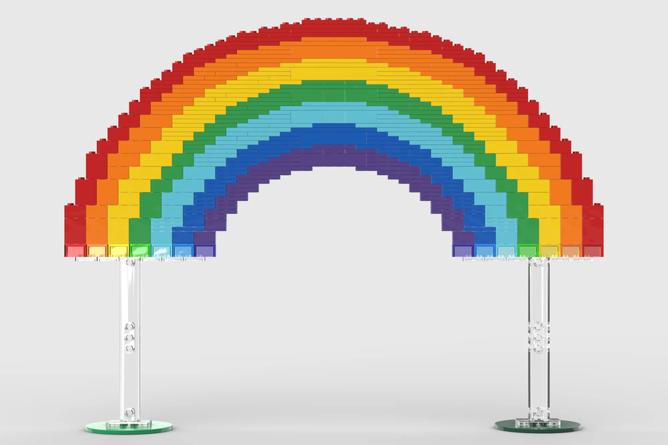 Rainbow lego on sale