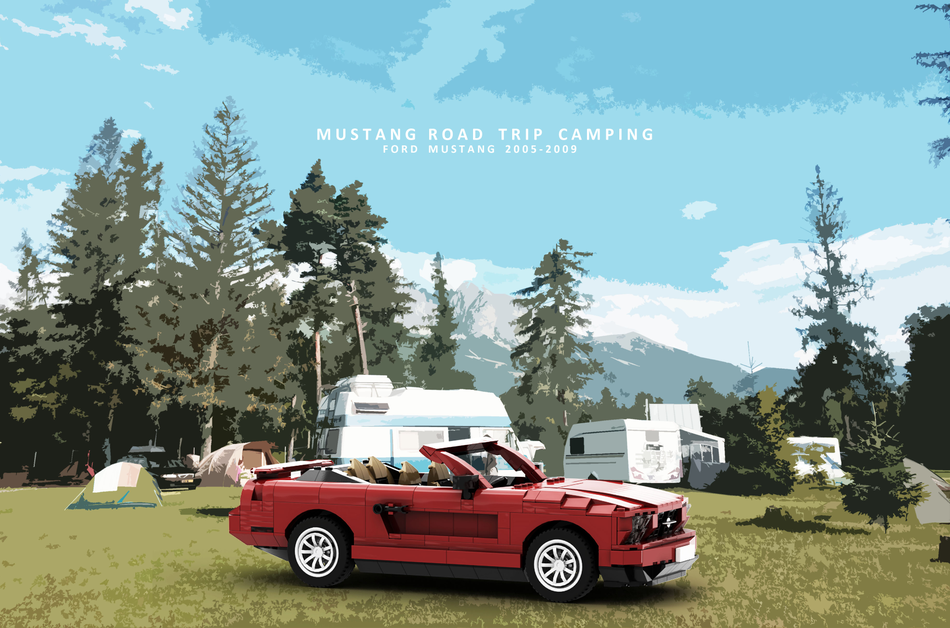 LEGO IDEAS - Celebrate your favorite Ford Mustang in a beautiful scenery!