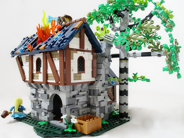 LEGO IDEAS - Medieval Fortified Farm and Stables