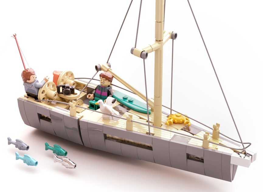 Lego sailboats cheap