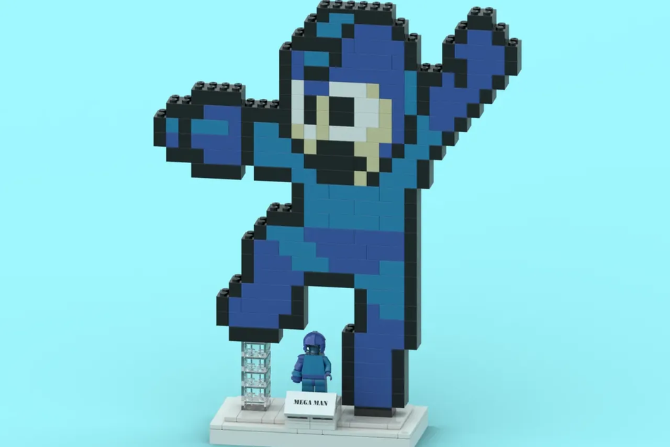 Mega man best sale lego set