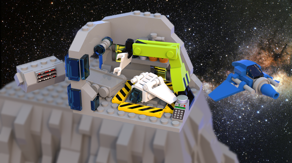 Lego sci fi discount spaceship