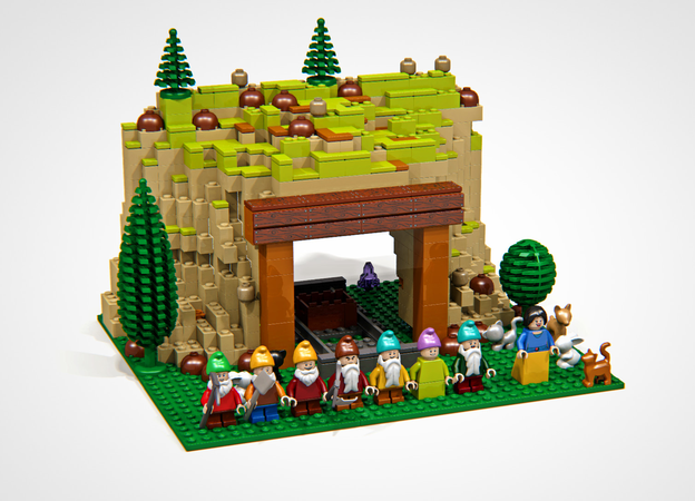 lego snow white and the seven dwarfs