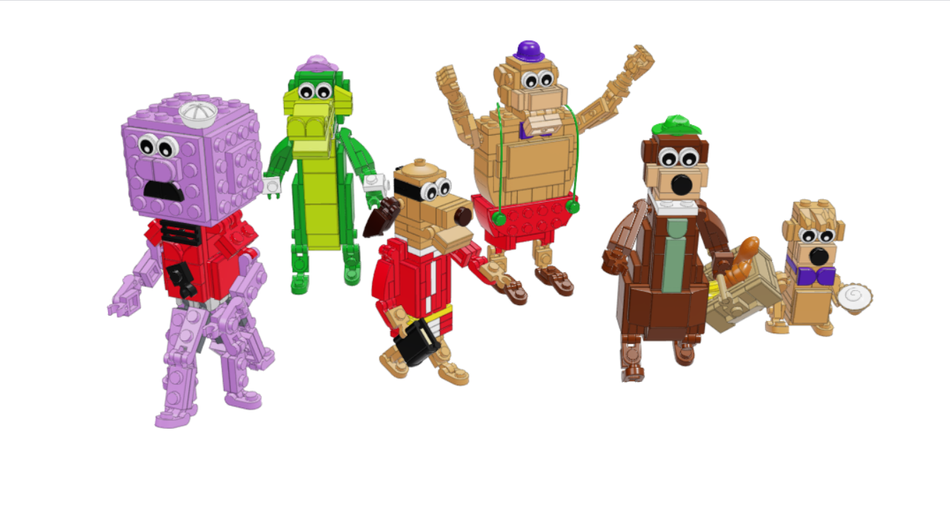 LEGO IDEAS Brick Built Hanna Barbera Characters