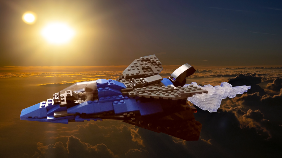 Lego store space background