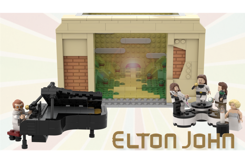 LEGO IDEAS - Music to our ears! - Elton John: Goodbye LEGO Brick Road