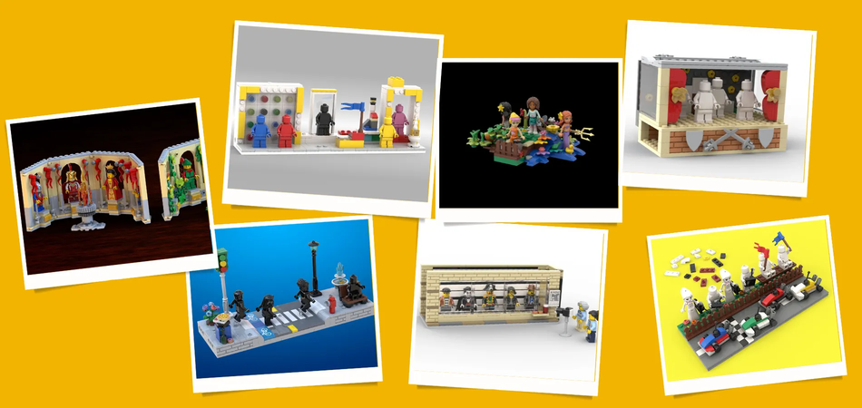 LEGO Ideas Pick a Brick minifigure display sets revealed