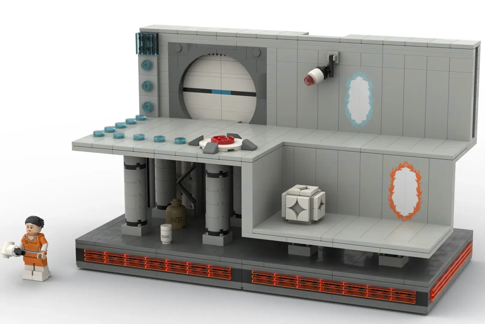 Portal lego ideas hot sale