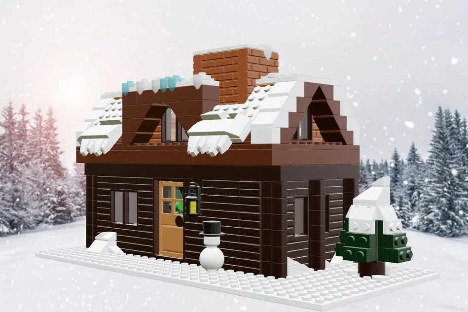 LEGO IDEAS The Christmas Cabin